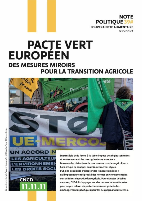 Pacte vert européen : des mesures miroirs pour la transition agricole