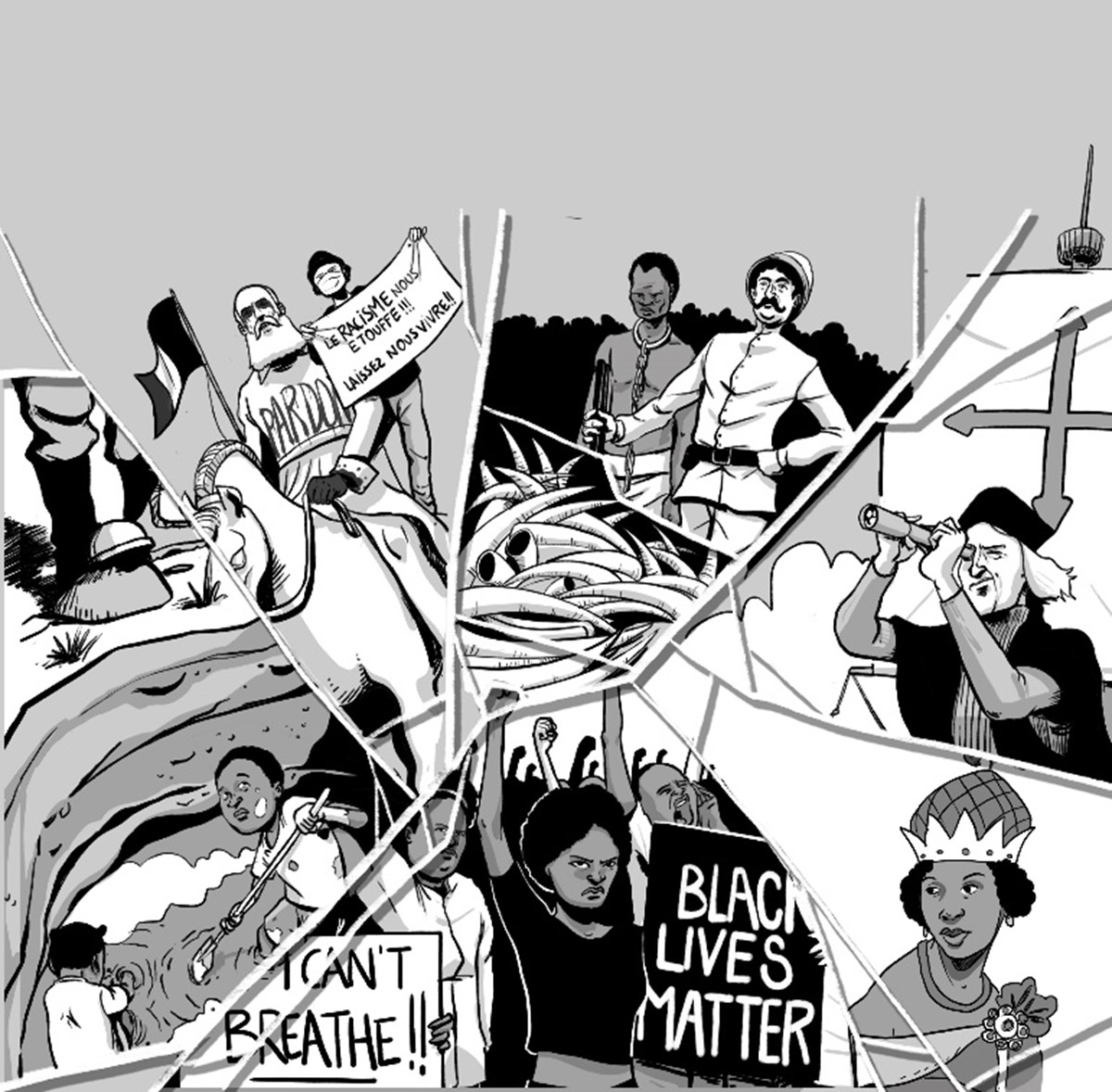 Visuel. Mémoire coloniale