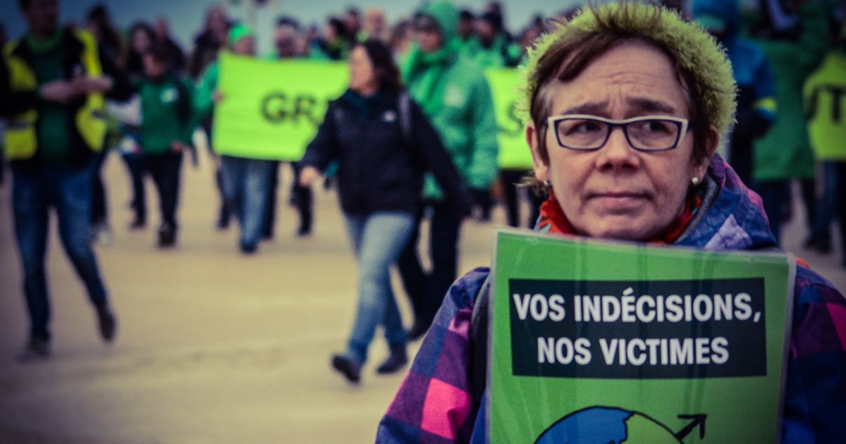 Manif pour le climat, Ostende, décembre 2016