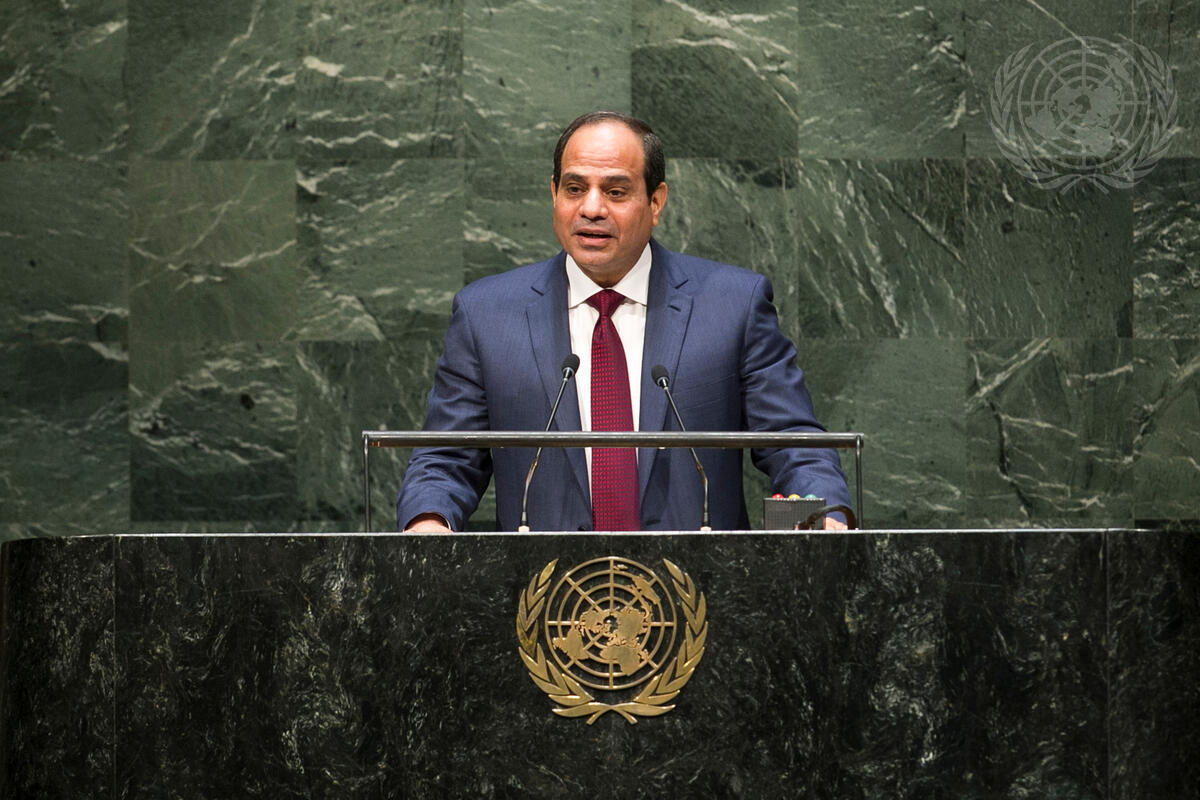  Abdel Fattah Al Sisi, président de l'Egypte