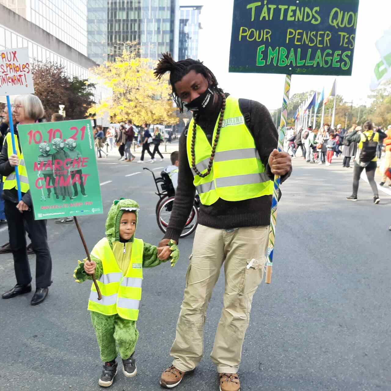 Manif pour le climat #BackToTheClimate, Bruxelles 2021.