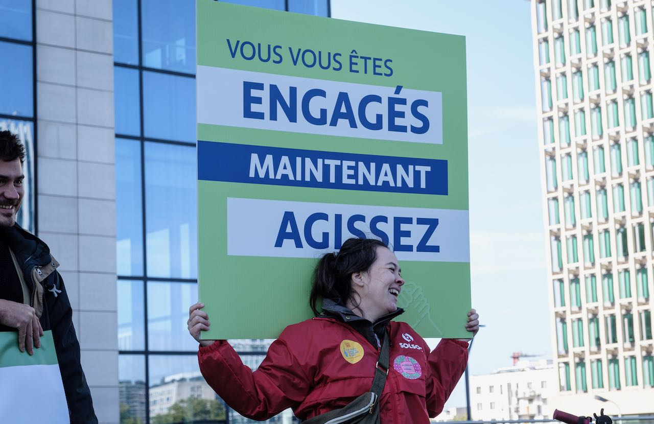 0,7% pour l'aide au développement. Now ! Rassemblement à Bruxelles