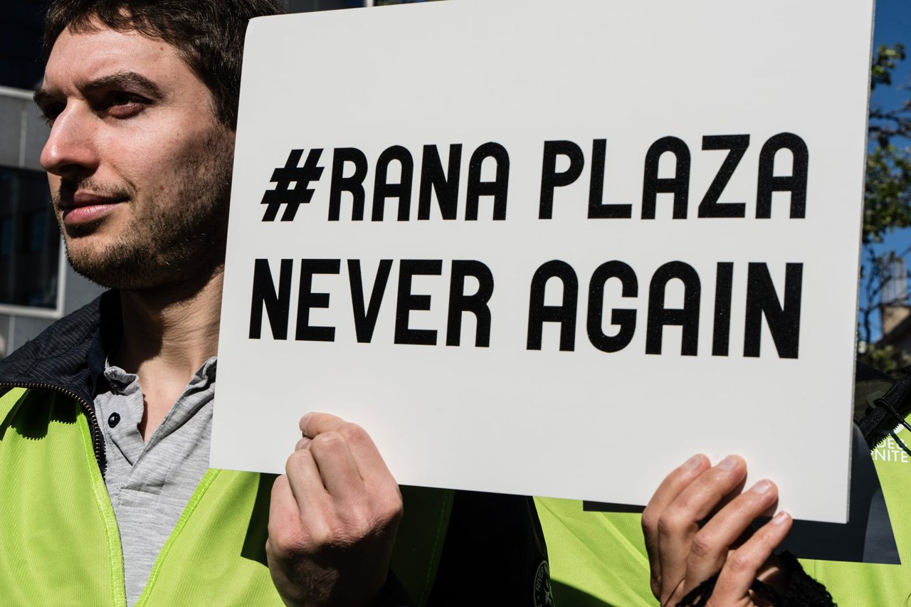 Rana Plaza, plus jamais ! Exigeons le devoir de vigilance. Action à Bruxelles.