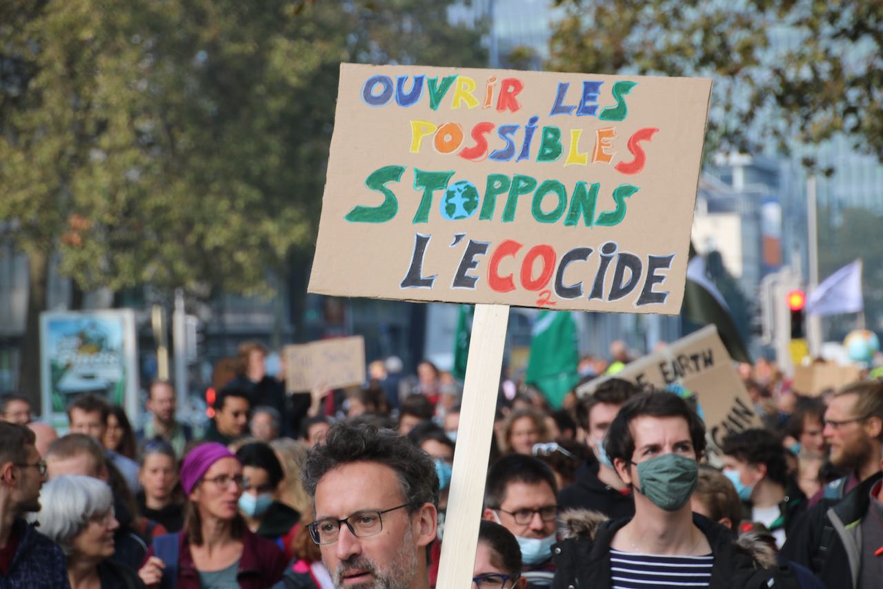 #BackToTheClimate. Marche pour le climat, Bruxelles 10 octobre 2021