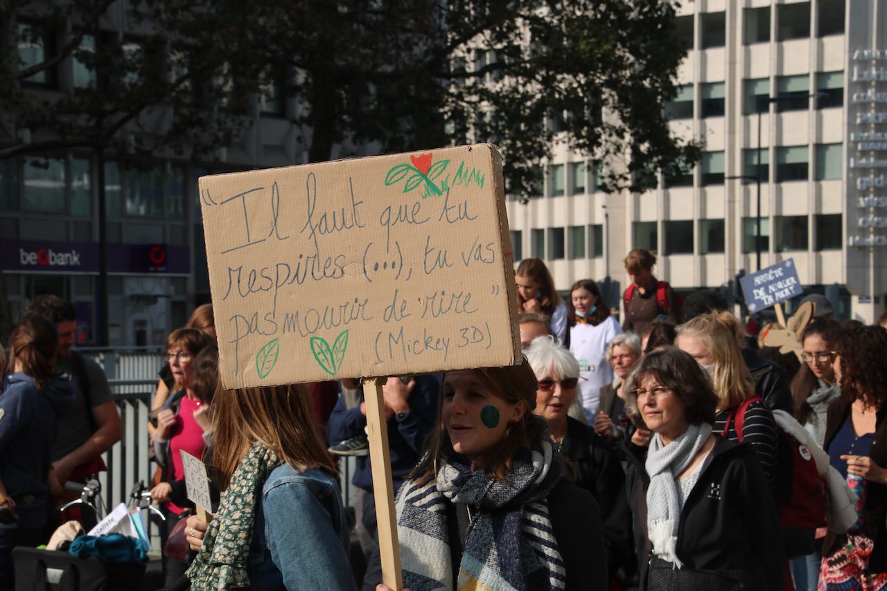 #BackToTheClimate. Marche pour le climat, Bruxelles 10 octobre 2021