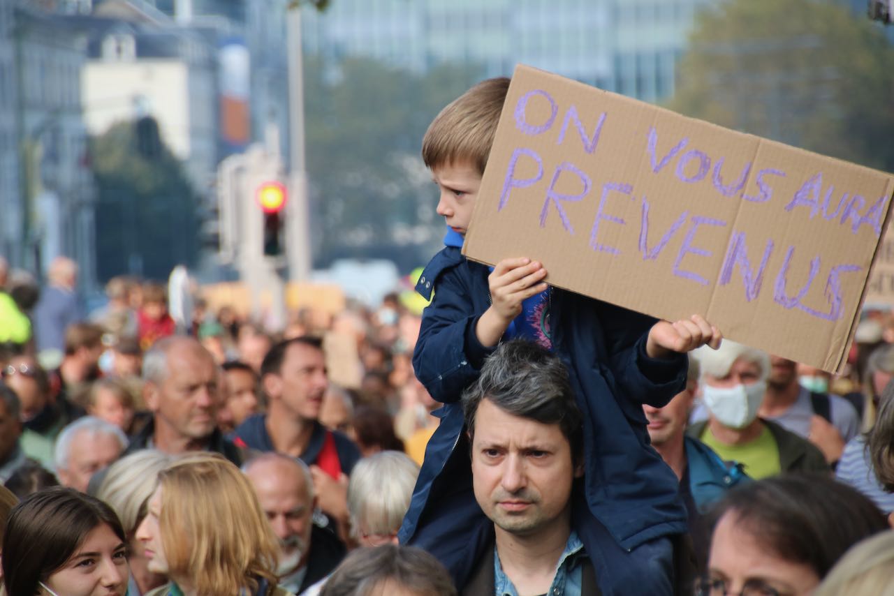 #BackToTheClimate. Marche pour le climat, Bruxelles 10 octobre 2021