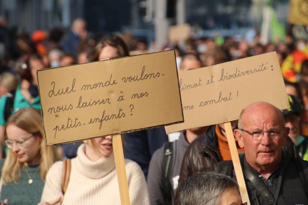 #BackToTheClimate. Marche pour le climat, Bruxelles 10 octobre 2021