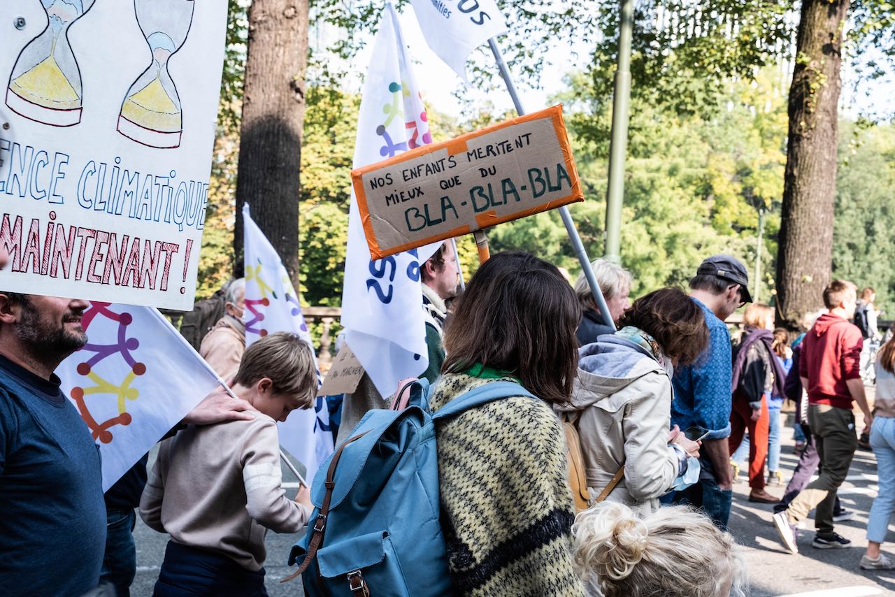 #BackToTheClimate. Marche pour le climat, Bruxelles 10 octobre 2021