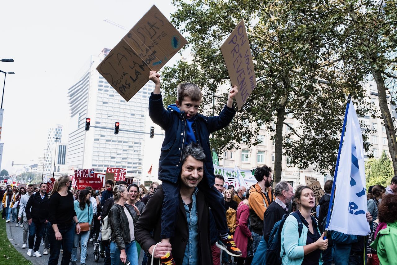 #BackToTheClimate. Marche pour le climat, Bruxelles 10 octobre 2021