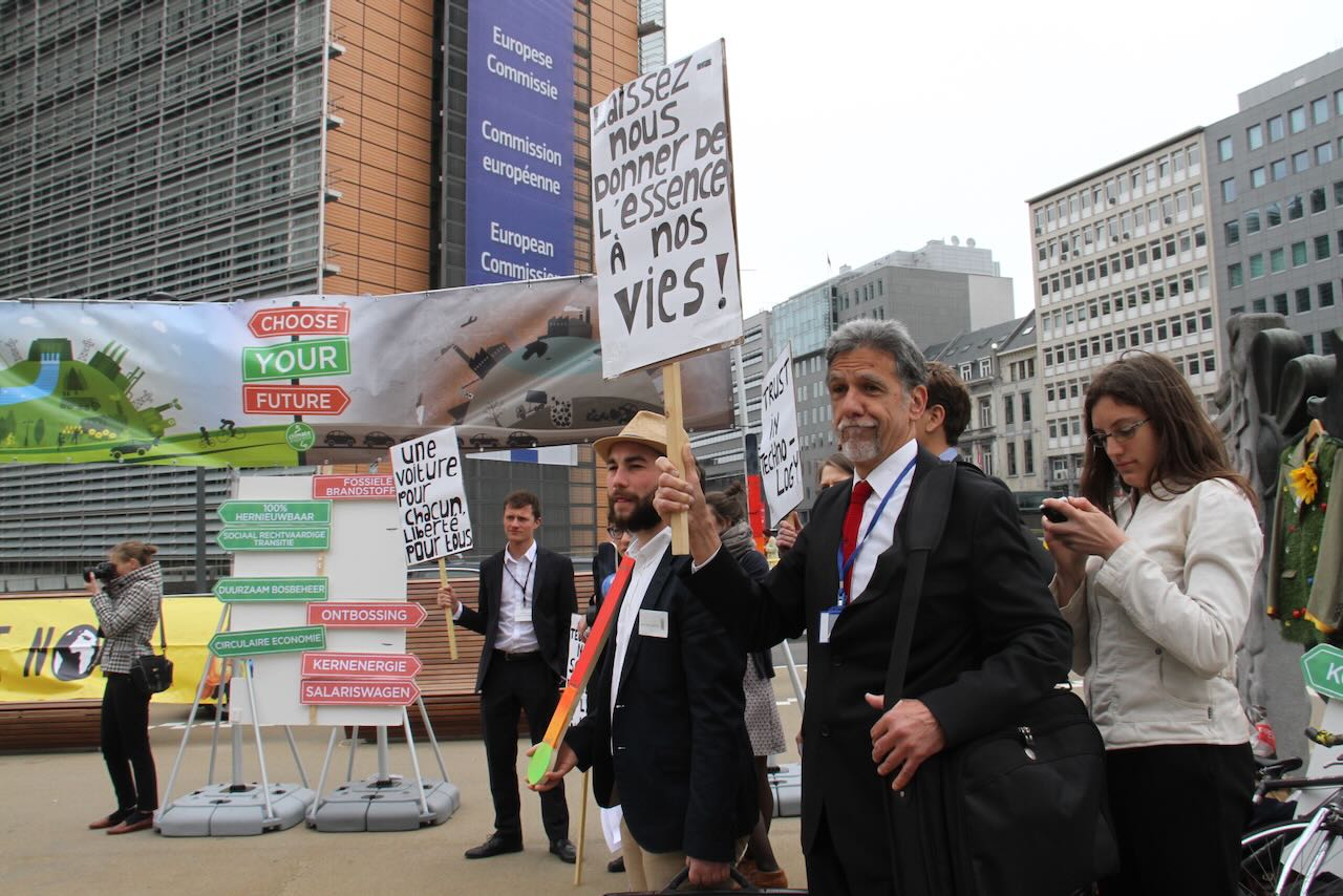 Mobilistaion pour le climat à Bruxelles, mai 2016