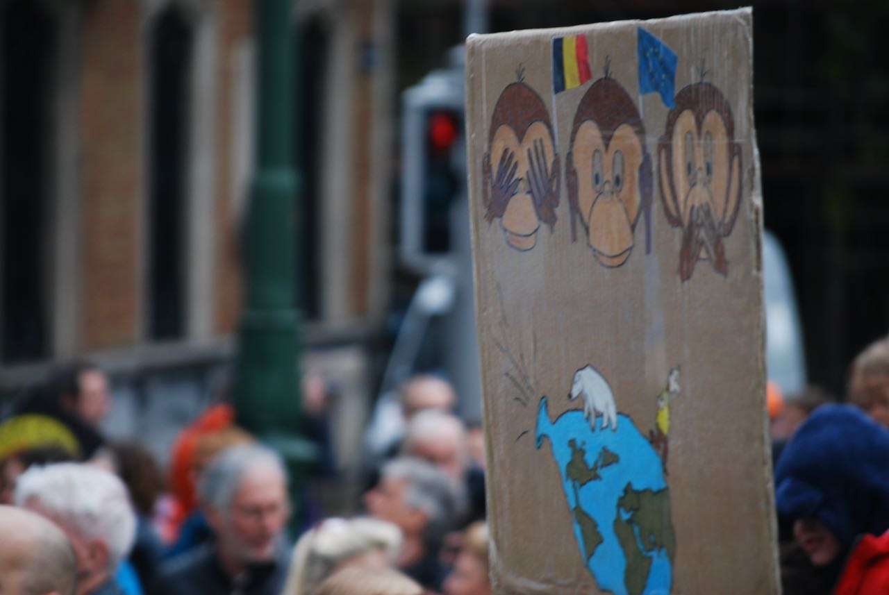 Marche pour le climat et la justice sociale « Rights Now » à Bruxelles en mai 2019.