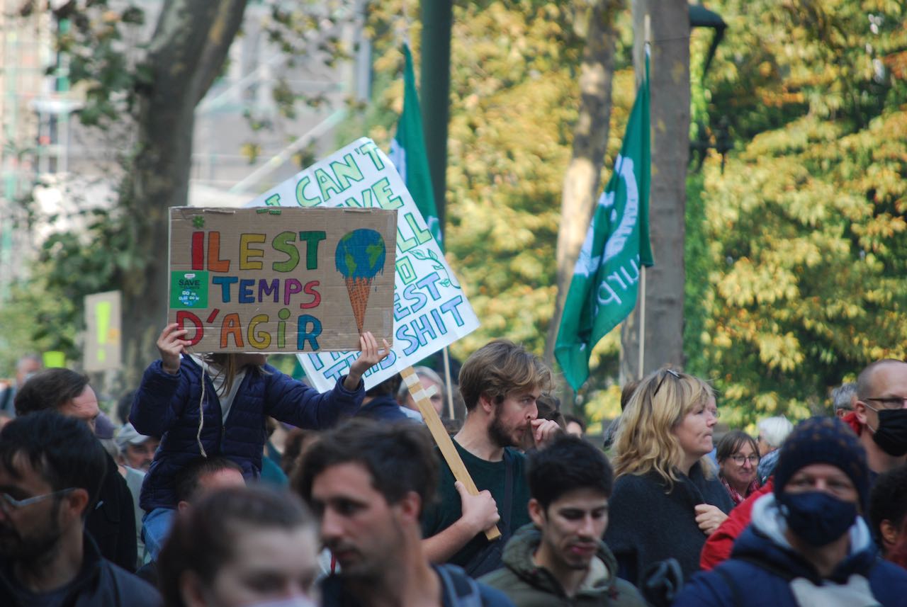#BackToTheClimate. Marche pour le climat, Bruxelles 10 octobre 2021