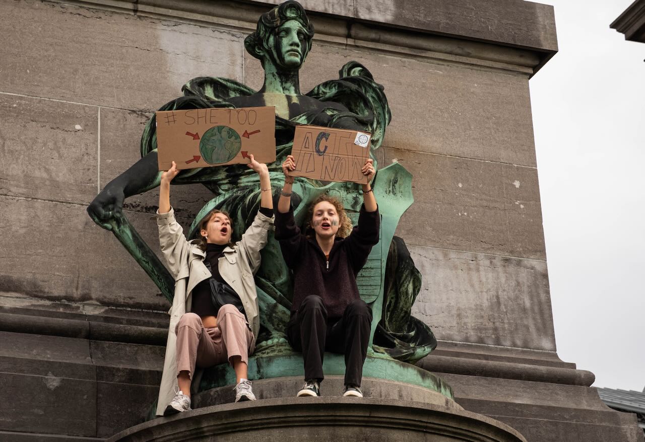Manif climat 'Walk for your future', Bruxelles, 23 octobre 2022