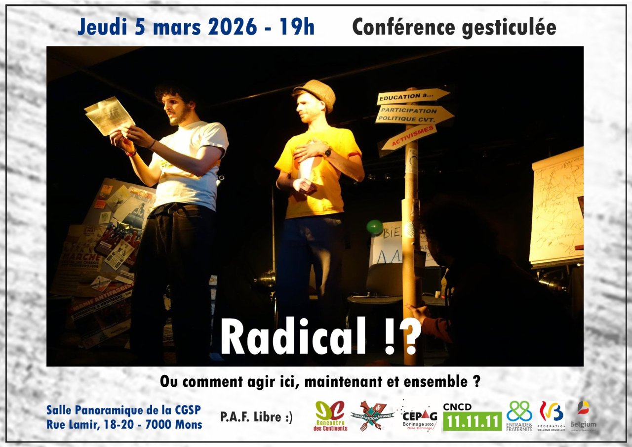 Radical !? - Conférence gesticulée