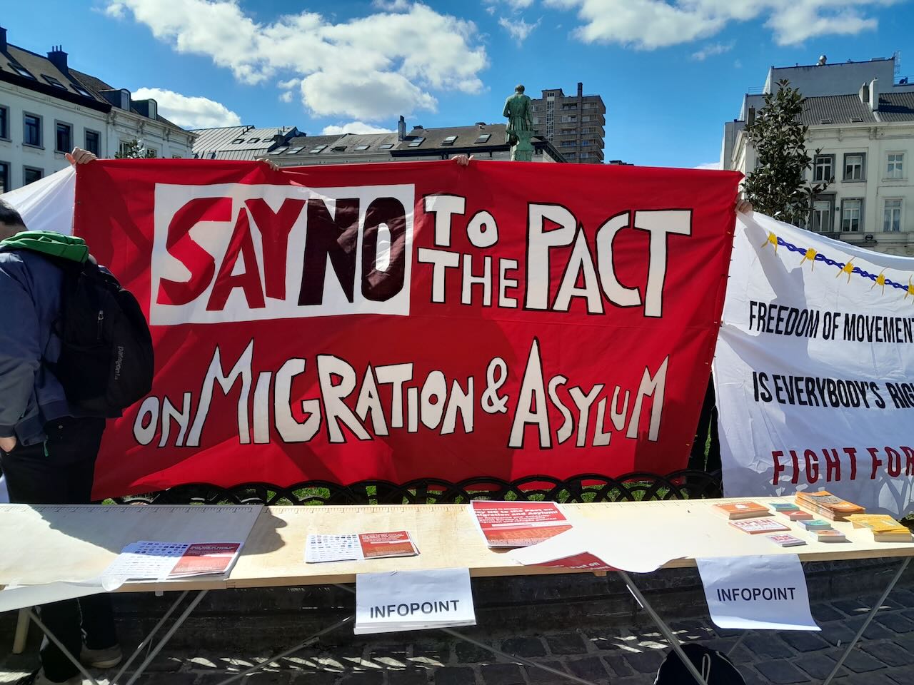 Dites non au Pacte (européen) sur la migration et l'asile. Rassemblement à Bruxelles le 10 avril 2024