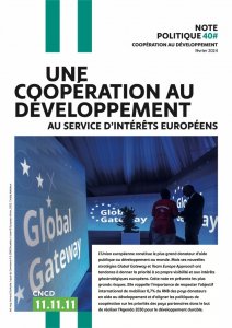 Une coopération au développement au service d'intérêts européens