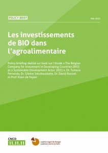 Les investissements de BIO dans l'agroalimentaire