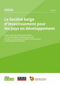 La Société belge d'investissement pour les pays en développement (BIO)