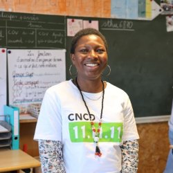 Labo Tchapo, bénévole 11.11.11 formée à l'anmation en classe.