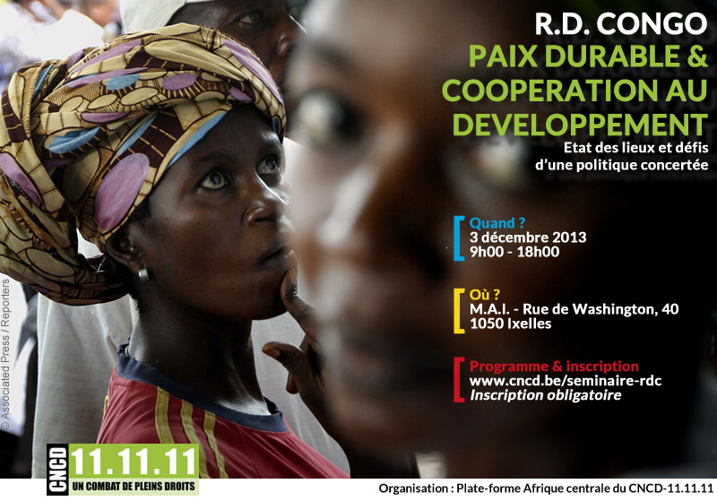 RD Congo : paix durable et coopération au développement