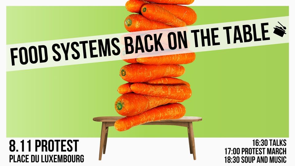 Marche pour remettre les systèmes alimentaires durables sur la table